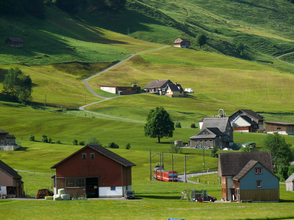 Das Schweizer Bähnle im Appenzellerland