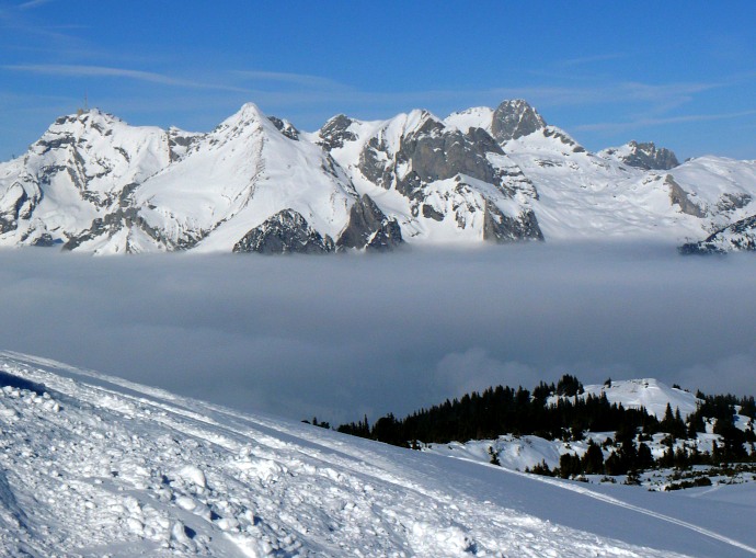 Alpstein überm Nebel